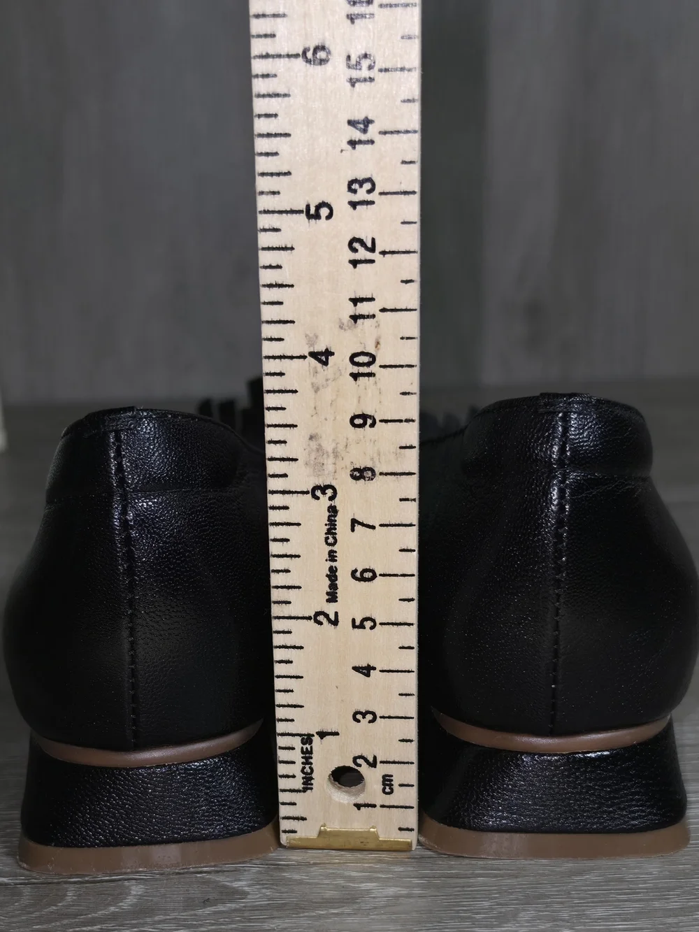 Mona Flying Black Leather Tassel Loafers Square Heel Women 8.5